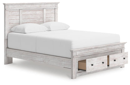 Makidern Queen Panel Storage Bed